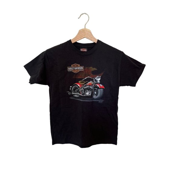 harley davidson Tops - Black T-Shirt Sleeve Harley Davidson Short Womens Size Medium Harley-Davidson Wo